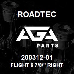 200312-01 Roadtec FLIGHT 6 7/8" RIGHT PITCH LEFT | AGA Parts