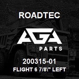 200315-01 Roadtec FLIGHT 6 7/8" LEFT PITCH RIGHT S | AGA Parts