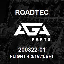 200322-01 Roadtec FLIGHT 4 3/16"LEFT PITCH RIGHT | AGA Parts