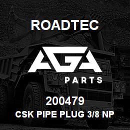 200479 Roadtec CSK PIPE PLUG 3/8 NPT | AGA Parts