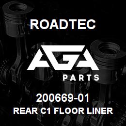 200669-01 Roadtec REAR C1 FLOOR LINER | AGA Parts