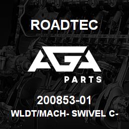 200853-01 Roadtec WLDT/MACH- SWIVEL C-1 PIVOT | AGA Parts