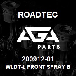 200912-01 Roadtec WLDT-L FRONT SPRAY BAR-CH686 | AGA Parts