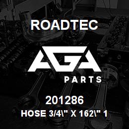 201286 Roadtec HOSE 3/4" X 162" 12X12ST-12X12ST | AGA Parts