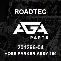 201296-04 Roadtec HOSE PARKER ASSY 100" O.A. LENGTH | AGA Parts
