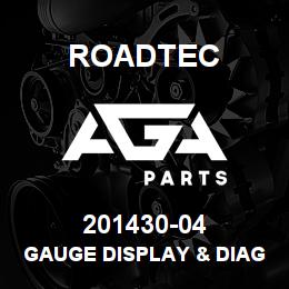201430-04 Roadtec GAUGE DISPLAY & DIAGNOSTIC (MURPHY) | AGA Parts