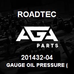 201432-04 Roadtec GAUGE OIL PRESSURE (MURPHY) | AGA Parts