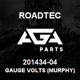 201434-04 Roadtec GAUGE VOLTS (MURPHY) | AGA Parts