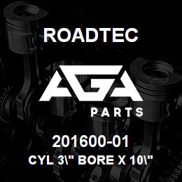 201600-01 Roadtec CYL 3" BORE X 10" STROKE | AGA Parts