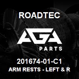 201674-01-C1 Roadtec ARM RESTS - LEFT & RIGHT SET | AGA Parts