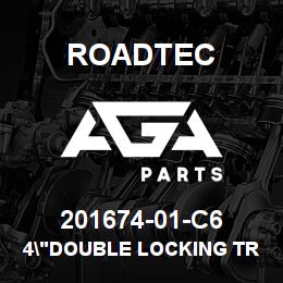 201674-01-C6 Roadtec 4"DOUBLE LOCKING TRACKS(BOTTOM SET) | AGA Parts