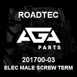 201700-03 Roadtec ELEC MALE SCREW TERMINAL | AGA Parts