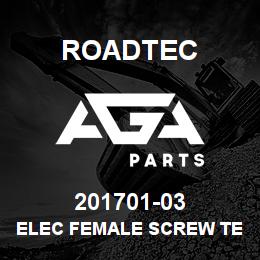 201701-03 Roadtec ELEC FEMALE SCREW TERMINAL | AGA Parts