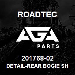 201768-02 Roadtec DETAIL-REAR BOGIE SHIM (14 GA.) | AGA Parts