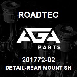 201772-02 Roadtec DETAIL-REAR MOUNT SHIM (11 GA.) | AGA Parts