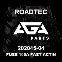 202045-04 Roadtec FUSE 100A FAST ACTING | AGA Parts