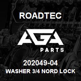 202049-04 Roadtec WASHER 3/4 NORD LOCK | AGA Parts