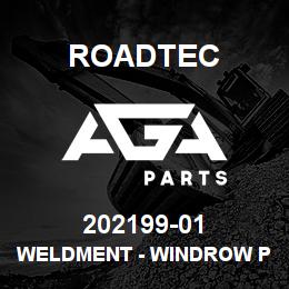 202199-01 Roadtec WELDMENT - WINDROW PLOW | AGA Parts