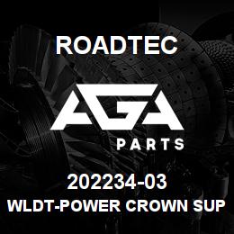 202234-03 Roadtec WLDT-POWER CROWN SUPPORT-EAGLE | AGA Parts
