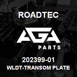 202399-01 Roadtec WLDT-TRANSOM PLATE | AGA Parts