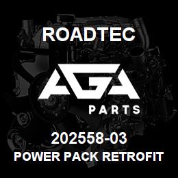202558-03 Roadtec POWER PACK RETROFIT KIT | AGA Parts