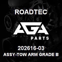 202616-03 Roadtec ASSY-TOW ARM GRADE BRACKET | AGA Parts