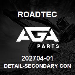 202704-01 Roadtec DETAIL-SECONDARY CONV. BONNET | AGA Parts