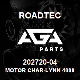 202720-04 Roadtec MOTOR CHAR-LYNN 4000 SERIES | AGA Parts