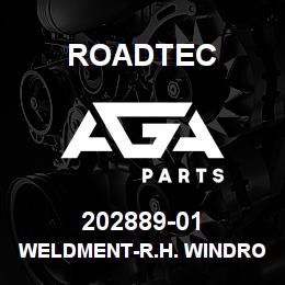 202889-01 Roadtec WELDMENT-R.H. WINDROW SKI | AGA Parts