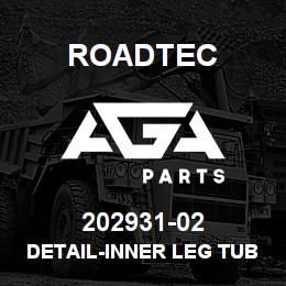 202931-02 Roadtec DETAIL-INNER LEG TUBE BUSHING | AGA Parts