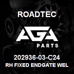 202936-03-C24 Roadtec RH FIXED ENDGATE WELD | AGA Parts