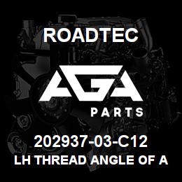 202937-03-C12 Roadtec LH THREAD ANGLE OF ATTACK SCREW | AGA Parts