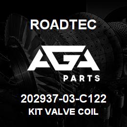 202937-03-C122 Roadtec KIT VALVE COIL | AGA Parts