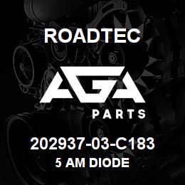 202937-03-C183 Roadtec 5 AM DIODE | AGA Parts