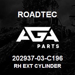 202937-03-C196 Roadtec RH EXT CYLINDER | AGA Parts