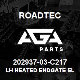 202937-03-C217 Roadtec LH HEATED ENDGATE ELEMENT COVER | AGA Parts