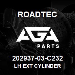 202937-03-C232 Roadtec LH EXT CYLINDER | AGA Parts