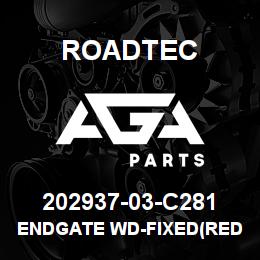 202937-03-C281 Roadtec ENDGATE WD-FIXED(REDUCED)(LH)ENCLOSED SPRING | AGA Parts
