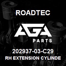 202937-03-C29 Roadtec RH EXTENSION CYLINDER | AGA Parts