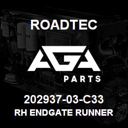 202937-03-C33 Roadtec RH ENDGATE RUNNER | AGA Parts