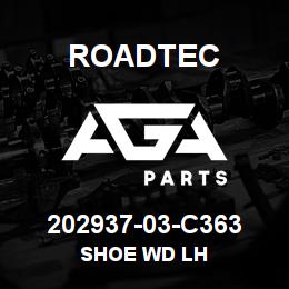 202937-03-C363 Roadtec SHOE WD LH | AGA Parts