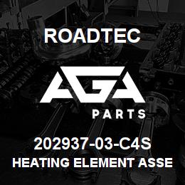 202937-03-C4S Roadtec HEATING ELEMENT ASSEMBLY | AGA Parts