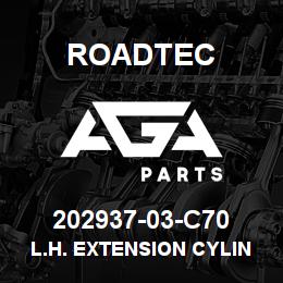 202937-03-C70 Roadtec L.H. EXTENSION CYLINDER | AGA Parts