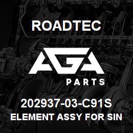202937-03-C91S Roadtec ELEMENT ASSY FOR SINGLE ENDGATE SKI | AGA Parts