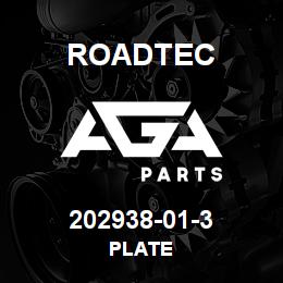 202938-01-3 Roadtec PLATE | AGA Parts