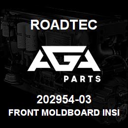 202954-03 Roadtec FRONT MOLDBOARD INSIDE CLAMP BAR | AGA Parts