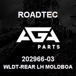 202966-03 Roadtec WLDT-REAR LH MOLDBOARD CLAMP BAR | AGA Parts