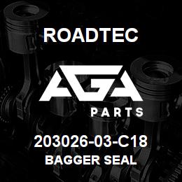 203026-03-C18 Roadtec BAGGER SEAL | AGA Parts