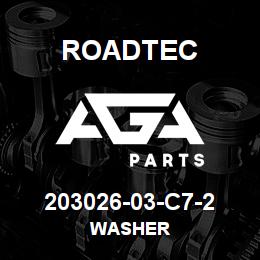 203026-03-C7-2 Roadtec WASHER | AGA Parts
