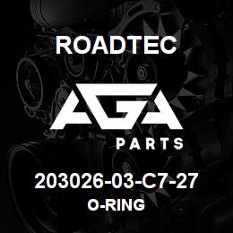203026-03-C7-27 Roadtec O-RING | AGA Parts